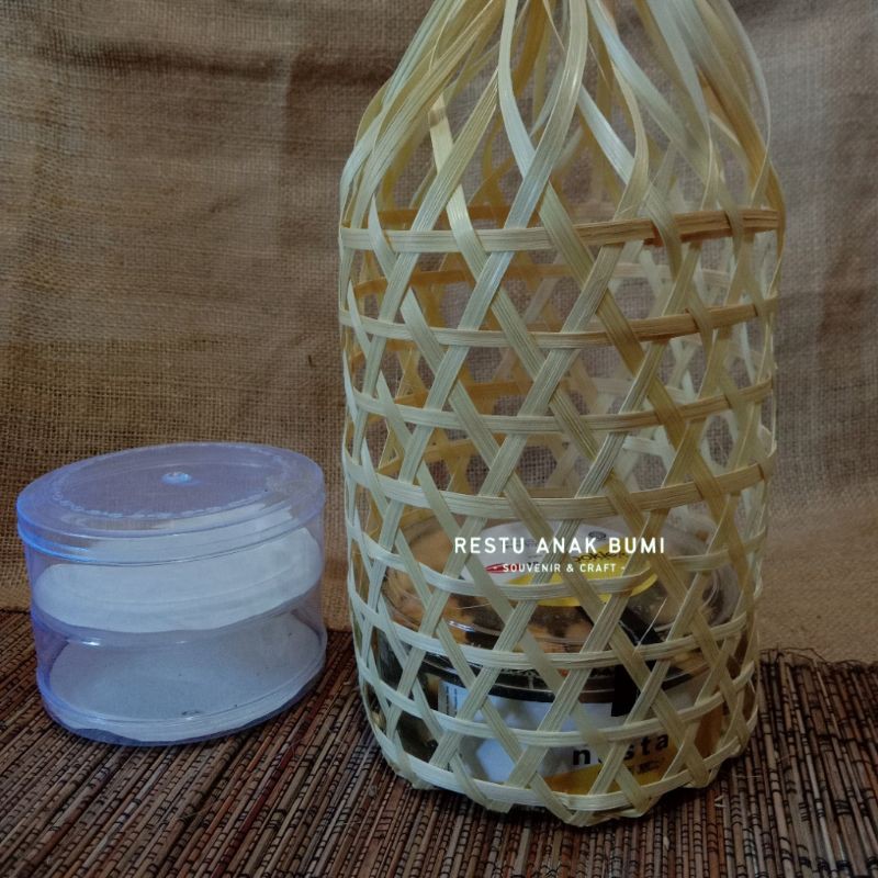 (B187) Krongso Tinggi 54cm|Hampers|Hantaran|Hadiah|Bingkisan|Kemasan Bambu|Parcel Buah|Sembako | Any