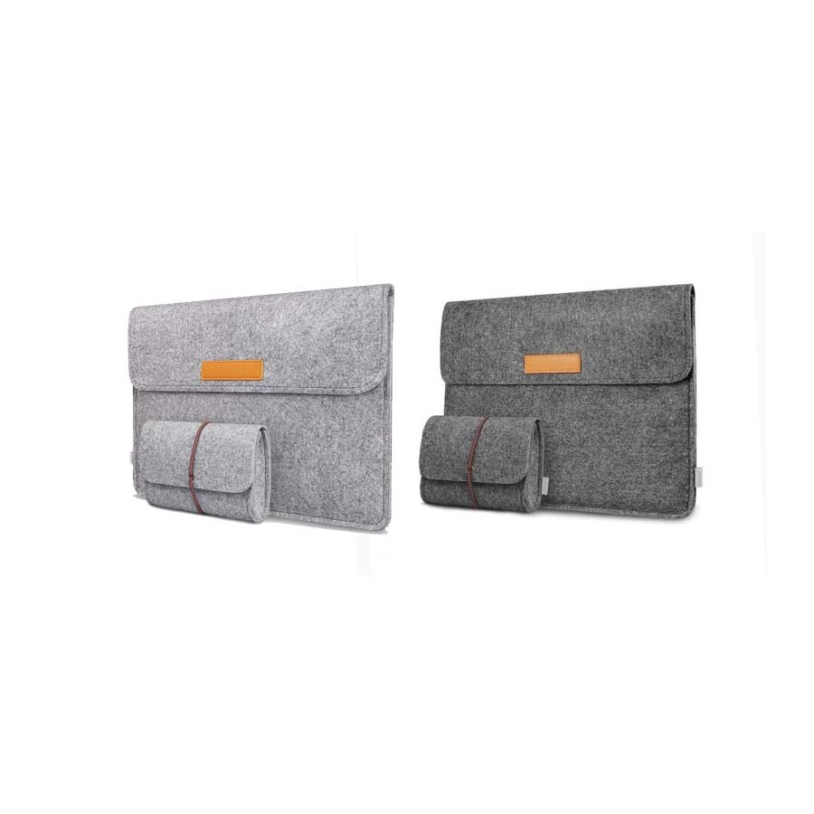 Tas Laptop Inateck Sarung Softcase Sleeve Wool Felt Belt 13 14 inch
