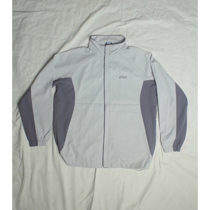 jaket colorblock asics vintage second