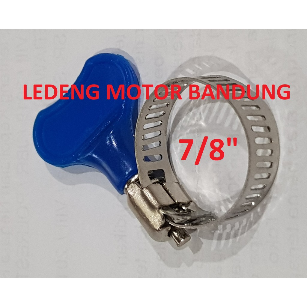 Kuping Klem Stainless Steel 7/8&quot; Selang Kompor Gas Hose Clamp Handle