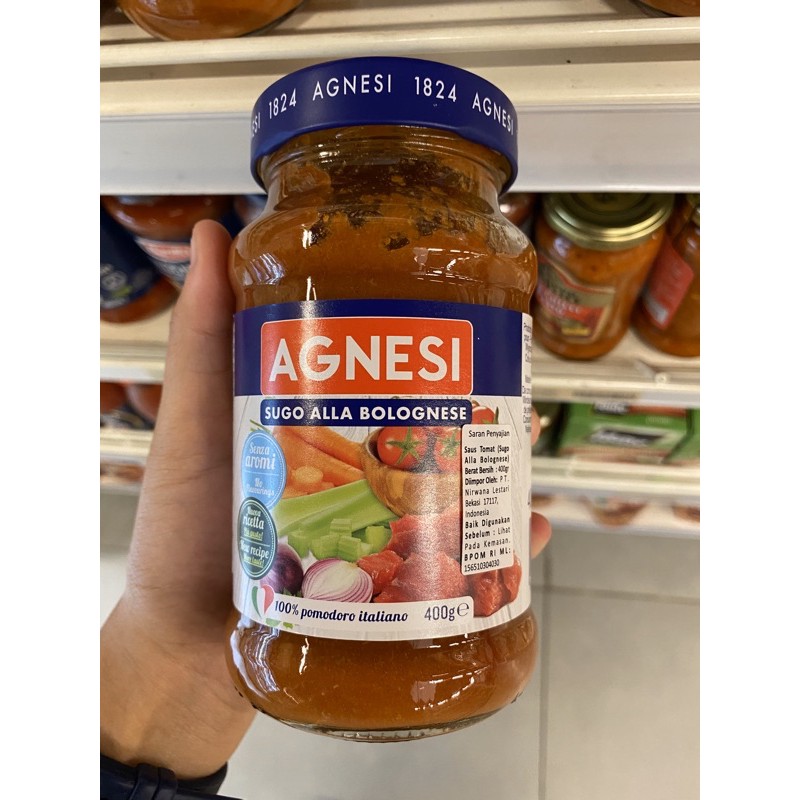 

Agnesi sugo ala bolognese pasta sauce 400 gr