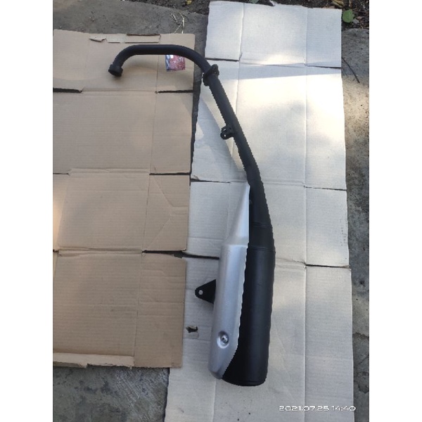 knalpot standar honda cb 150 R old lama original