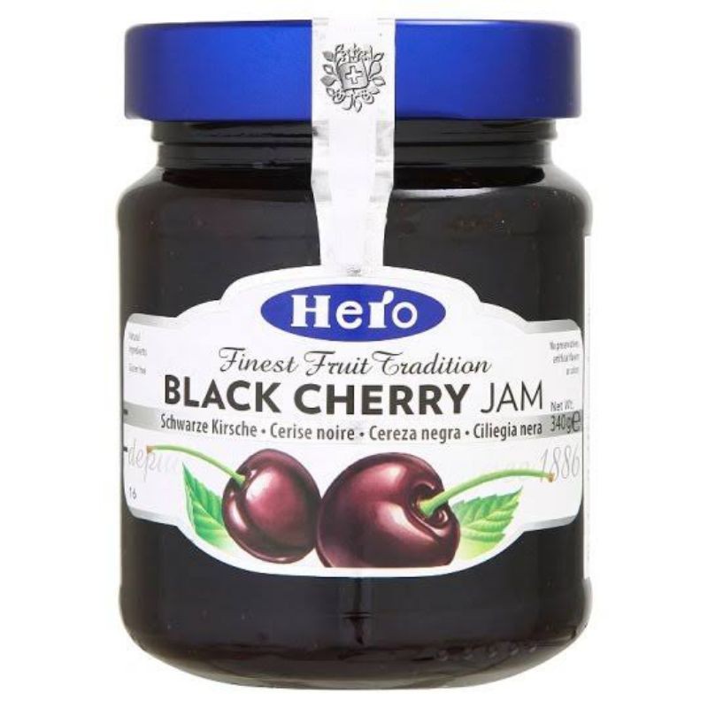 

HERO Black Cherry Jam 340gr - Selai Cherri Hitam