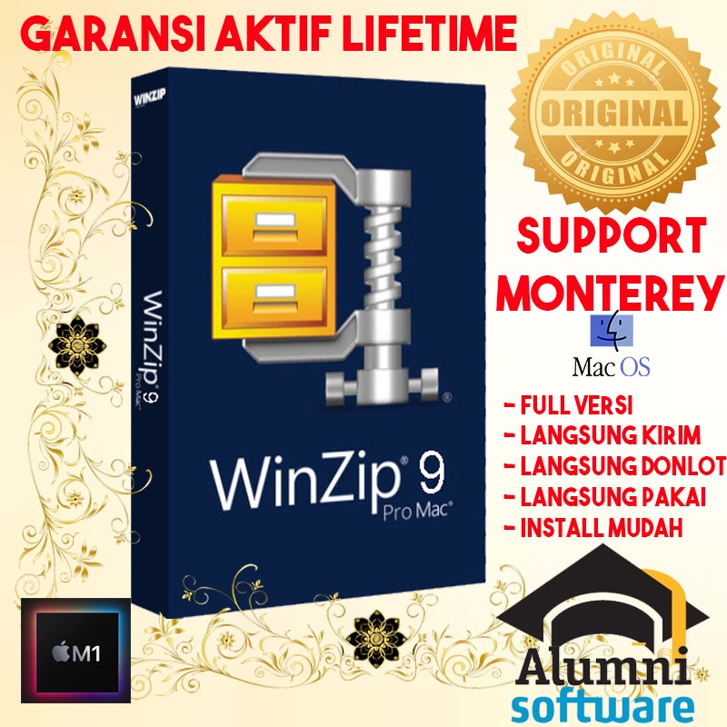 [FULL VERSION] WinZip 9 Mac MONTEREY LIFETIME - GARANSI AKTIVASI