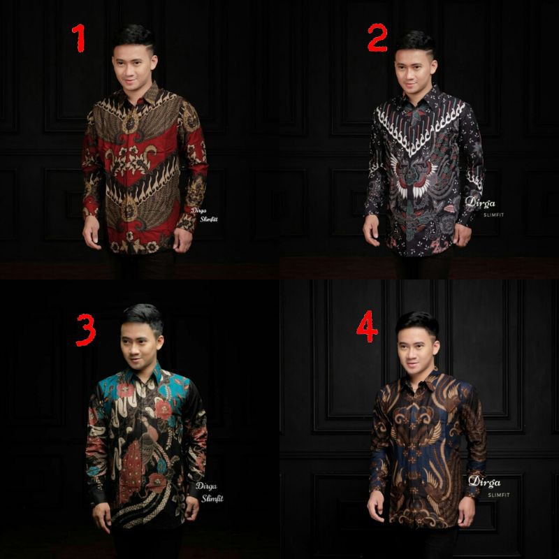 Kemeja Batik Pria Model Slimfit Mashakini