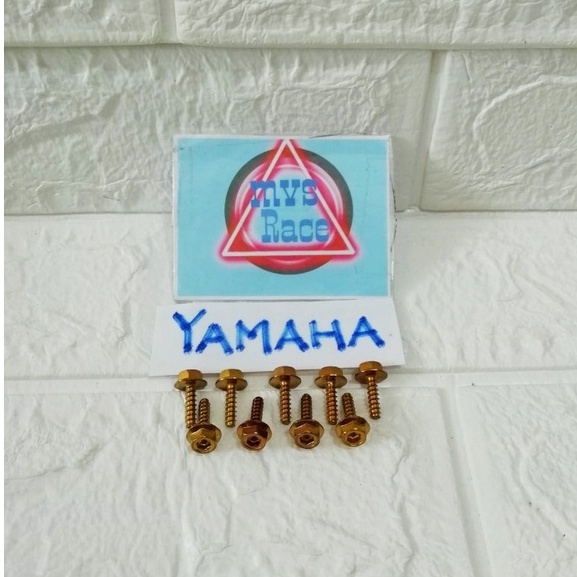 Baut Body Probolt 2 Kunci ( isi 10 Pc ) - F1ZR, Fazzio, Force One, Jupiter Mx, Vega R New, Jupiter Z