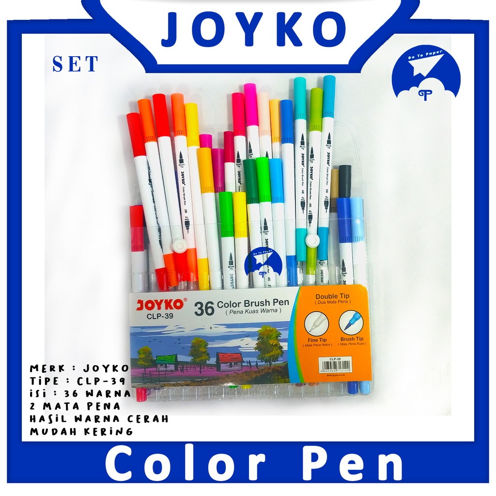 

JOYKO - Pensil Warna - Color Pen CLP 39 - 36 Warna - Set