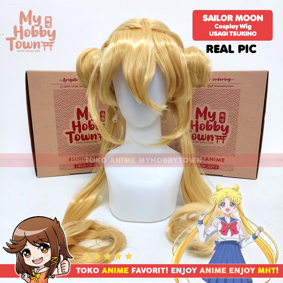 Wig MCoser Gold 100 cm 057B - Sailor Moon - Usagi Tsukino