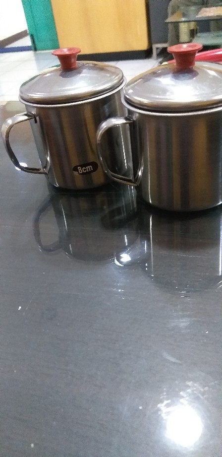 Mug Stainless Steel 8cm