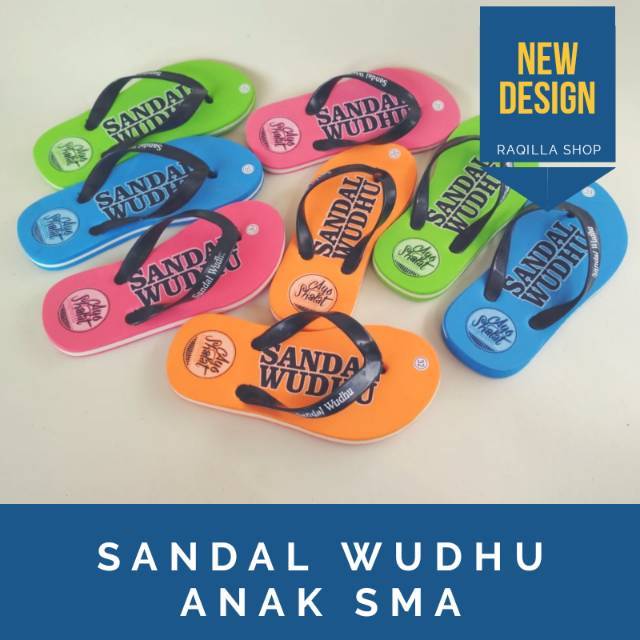 Terlaris Paket 10 Pasang Sandal Wudhu Anak SMA - Sandal Wudhu Anak SD Smp Sma Dewasa