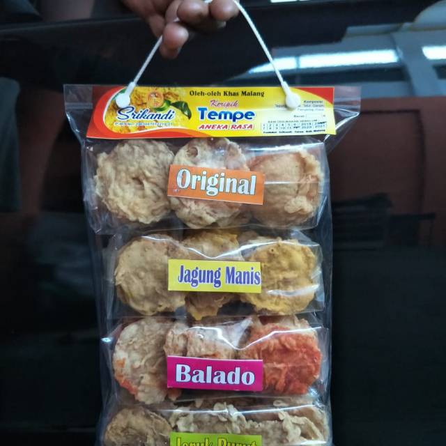 

Keripik/kripik tempe aneka rasa khas malang