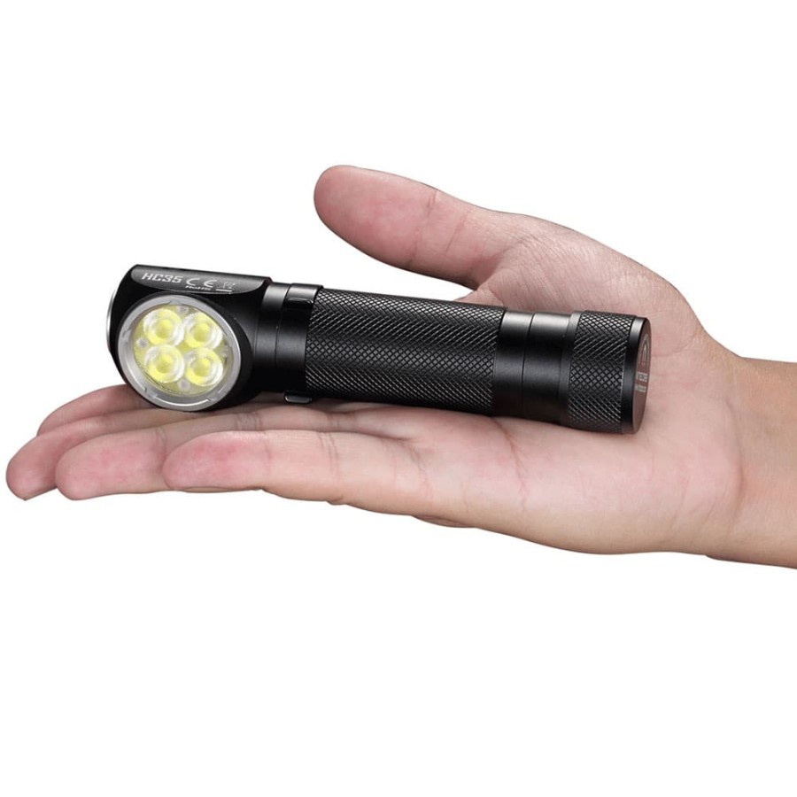 NITECORE HC35 Headlamp Senter Kepala LED CREE XP-G3 S3 2700 Lumens - Black