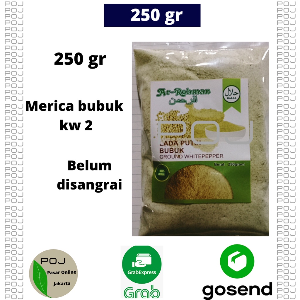 

Merica Sangrai Bubuk ASli 250 gr✓Lada Sangrai Bubuk ✓Merica Sagrai ✓Bubuk Merica✓POJ