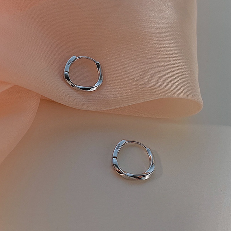 Anting Hoop Sterling Silver 925 Untuk Wanita