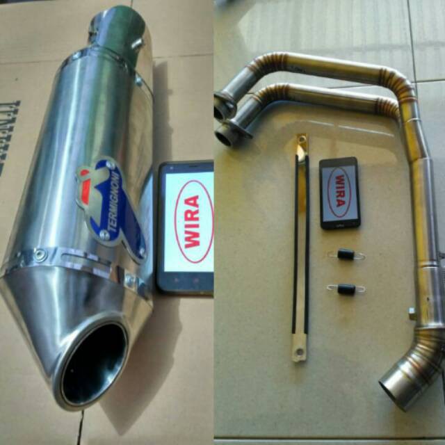 Knalpot racing underbelly ninja250 mt25 R25