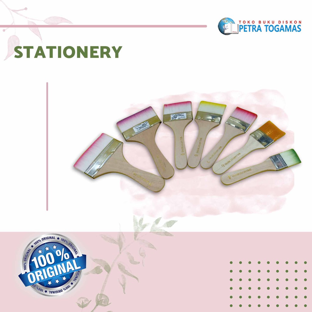 

KUAS 369 NO.04/06/07/08/09/10/11/12 BRUSH NYLON COLOR