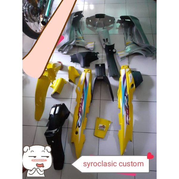 BODI HALUS DAN KASAR FIZ R DUAL TUNE KUNING SILVER