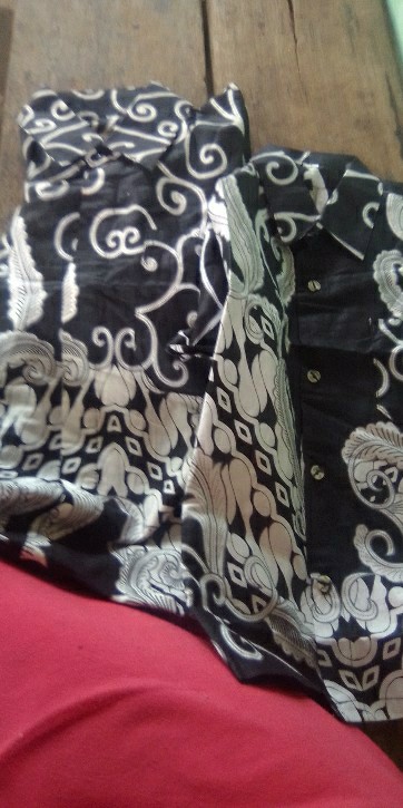 Baju Couple Batik Keluarga Atau Set Batik Sarimbit Keluarga Sania Ruffle Ori Ndoro Jowi Dnt
