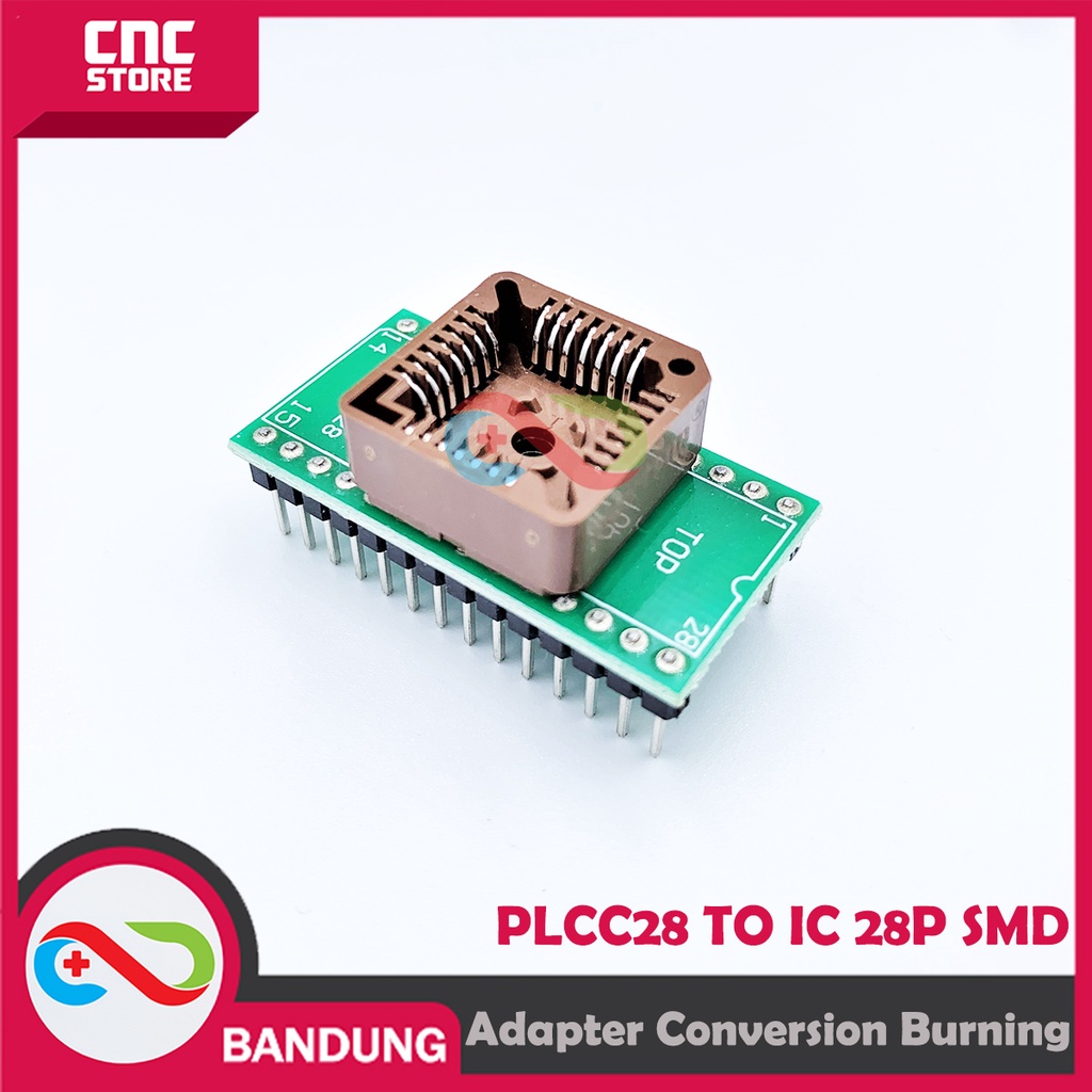 ADAPTER CONVERSION BURNING SEAT PLCC28 TO IC 28P SMD