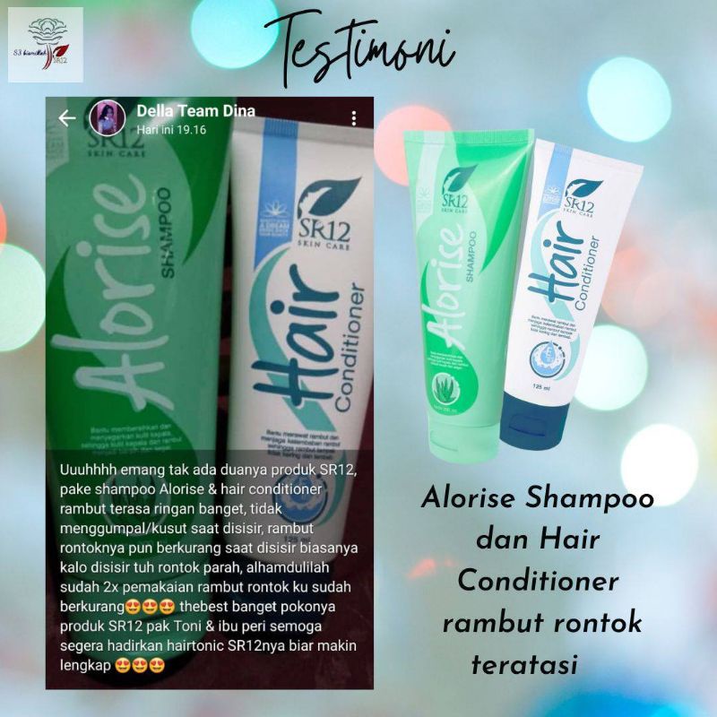Hair Conditioner SR12 | Kondisioner Rambut dan Kulit Kepala | Perawatan Rambut | Shampoo &amp; Conditioner | Pengharum Rambut | Nutrisi Rambut | Pelembab Rambut | Penyegar Kulit Kepala | SR12 Herbal Skincare