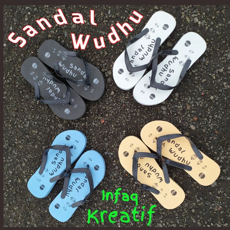 Sandal Wudhu Masjid - Sendal Japit Wudu Wakaf Mushola - Infaq Kreatif