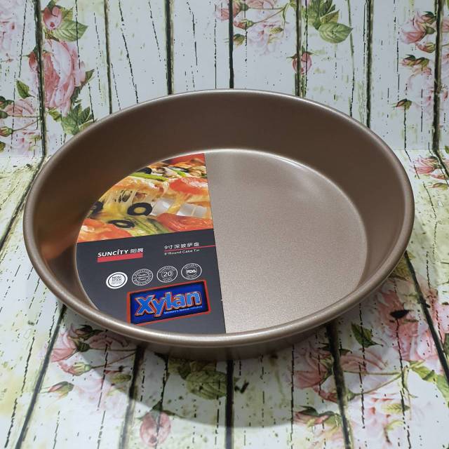 Suncity Loyang pizza round bake pan caket tin bulat 24.5cm / 9 inci