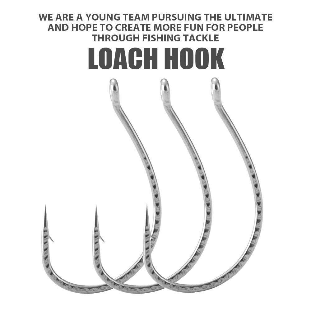 Preva 40PCS Fishhook Stainless Steel Laut Memancing Memancing Aksesoris Sub Hook