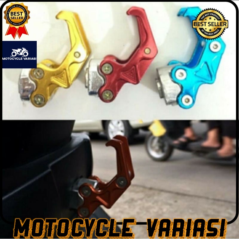 hook gantungan barang cakar cnc VARIO MIO NMAX BEAT universal