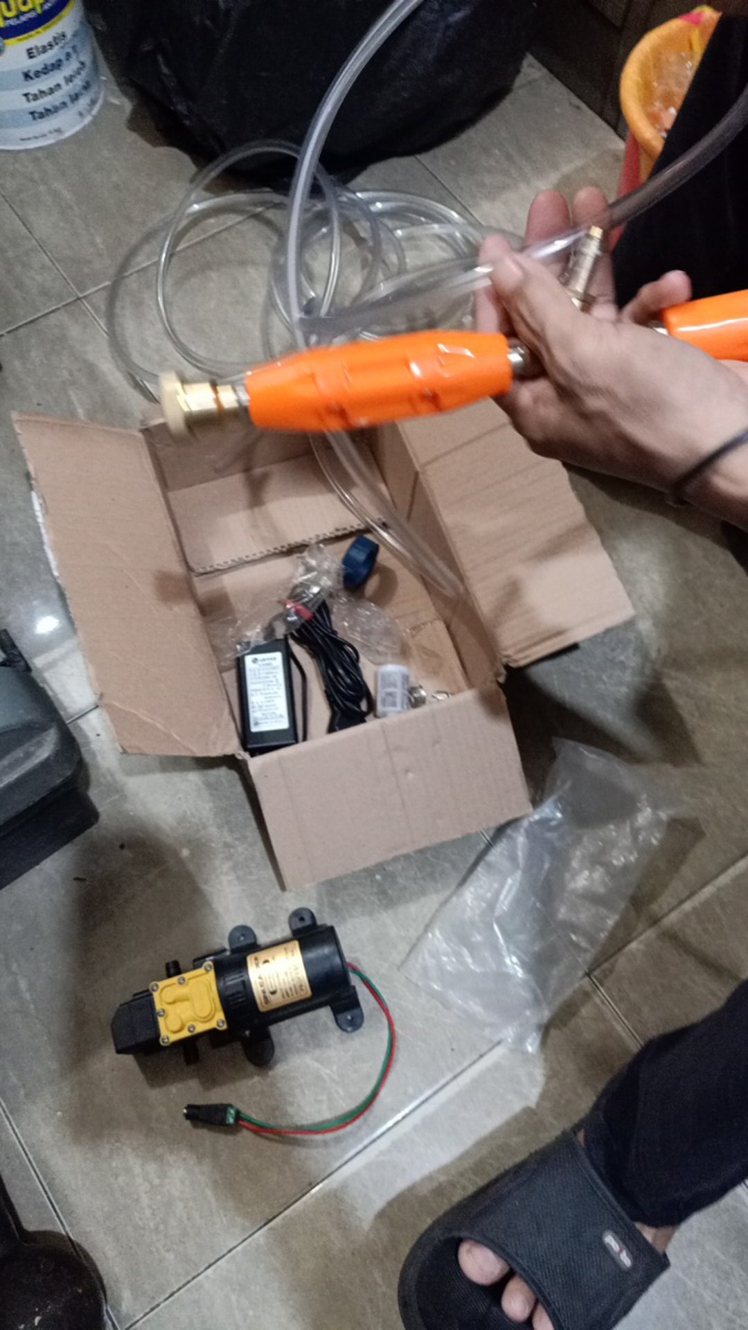 Paket Set Mesin Cuci Ac Motor Mobil Steam Power Sprayer Alat Portable Mini