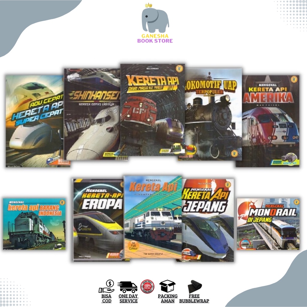 Jual Buku Cerita Anak Bergambar Seri Mengenal Transportasi Kereta