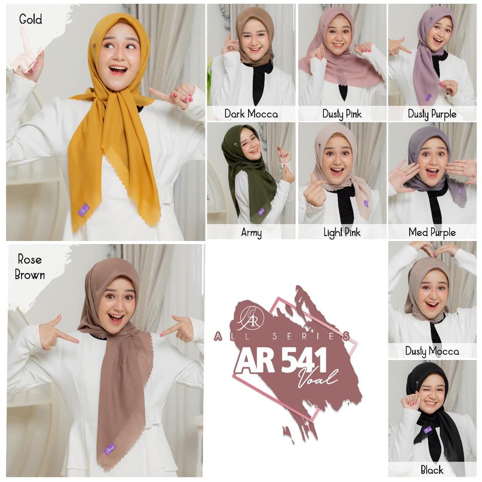 AR 541 Segi Empat (Original Hijab Arrafi)
