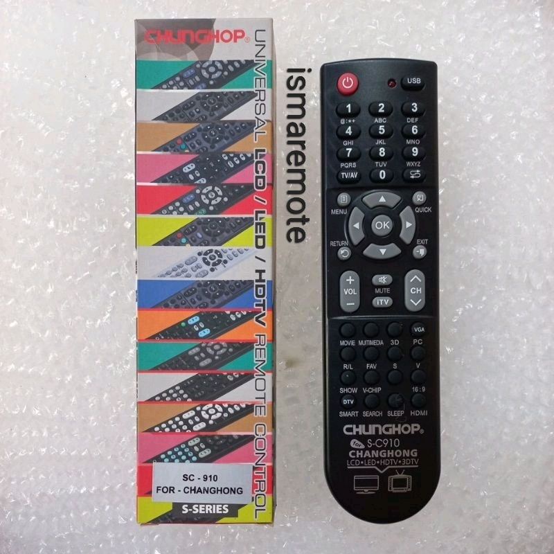 REMOTE REMOT TV CHANGHONG LCD LED MULTI UNIVERSAL