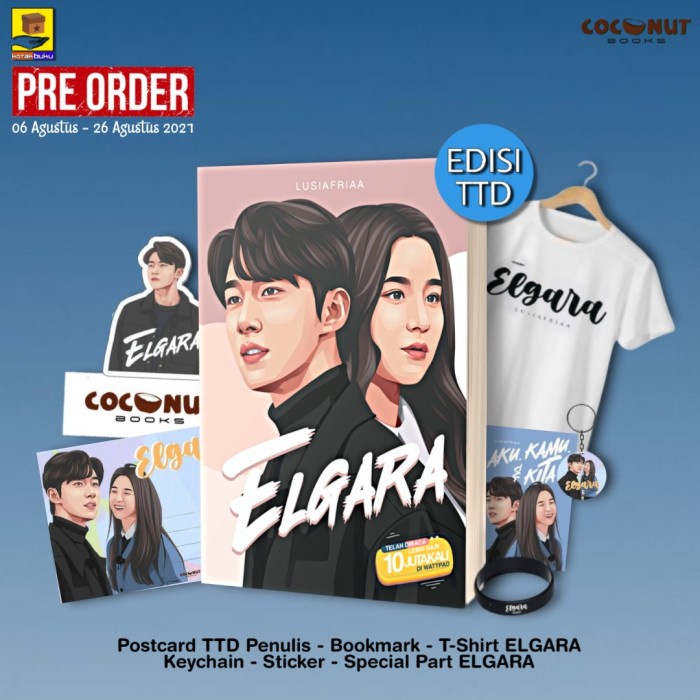 

FLASH SALE!!! NOVEL ELGARA - LUSIAFRIAA TERLARIS