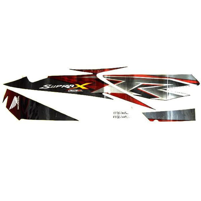 genuine Sticker Body Kanan Black Red – Supra X 125 871X0KYL660ZAR terjamin
