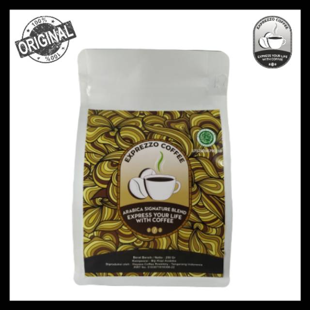 

kopi Arabica Signature Blend Exprezzo Coffee 250gr