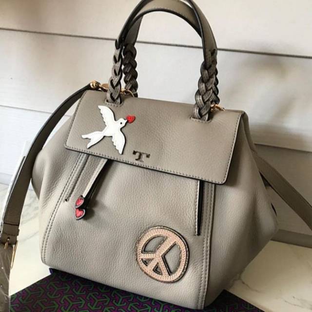 TB Halfmoon Peach Satchel