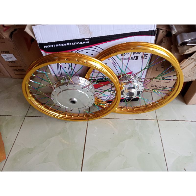 velg Jari ring 17 Nouvo Mio sporty dan Mio soul siap pasang