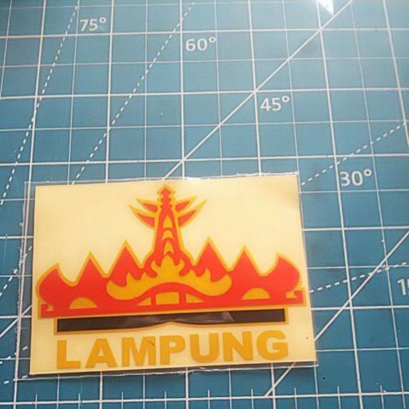 stiker lampung cutting stiker sang bumi khuajukhai(A20)