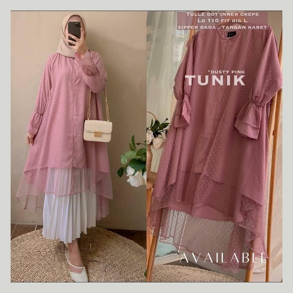 Azahira Atasan Brukat Tile Wanita Modern Tunik, Baju Kondangan Wanita Modern 2021,Tunik Wanita Terba