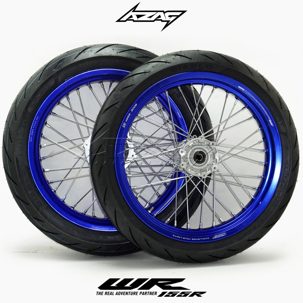 Ban Set Supermoto WR PIRELLI ORIGINAL