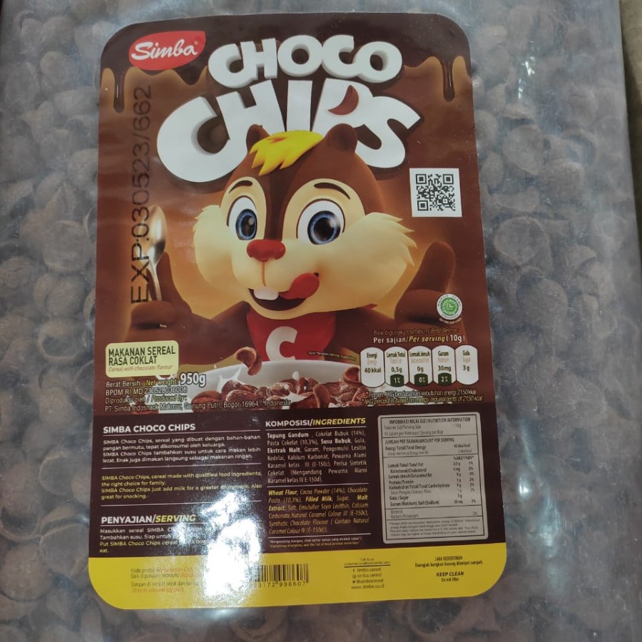 

Choco Crunch Simba / Sereal Choco Chips (repack per 237gr)