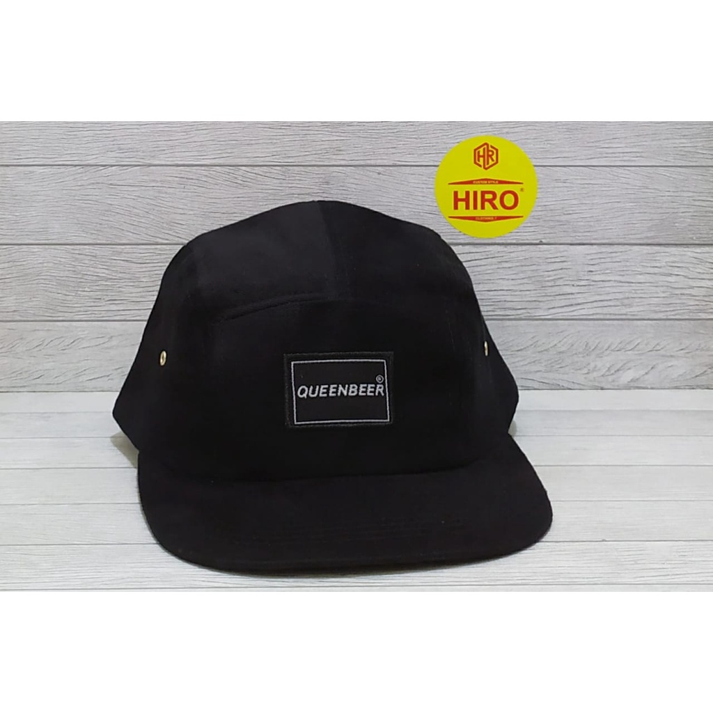 [COD]Topi Snapback Bordir QUENBER Lima Panel New Model/Topi Keren