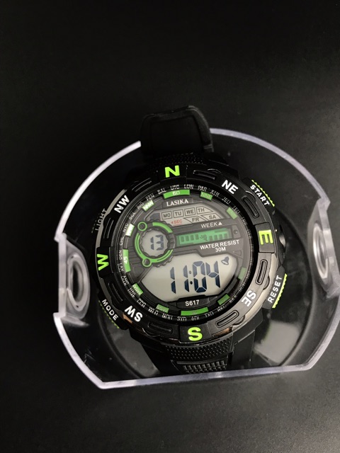 Jam tangan lasika 617 anti air sporty digital fashion warch diameter 5cm