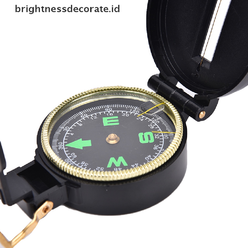 Kompas Lensatik Militer Bahan Metal Untuk Camping Hiking Survival Marching