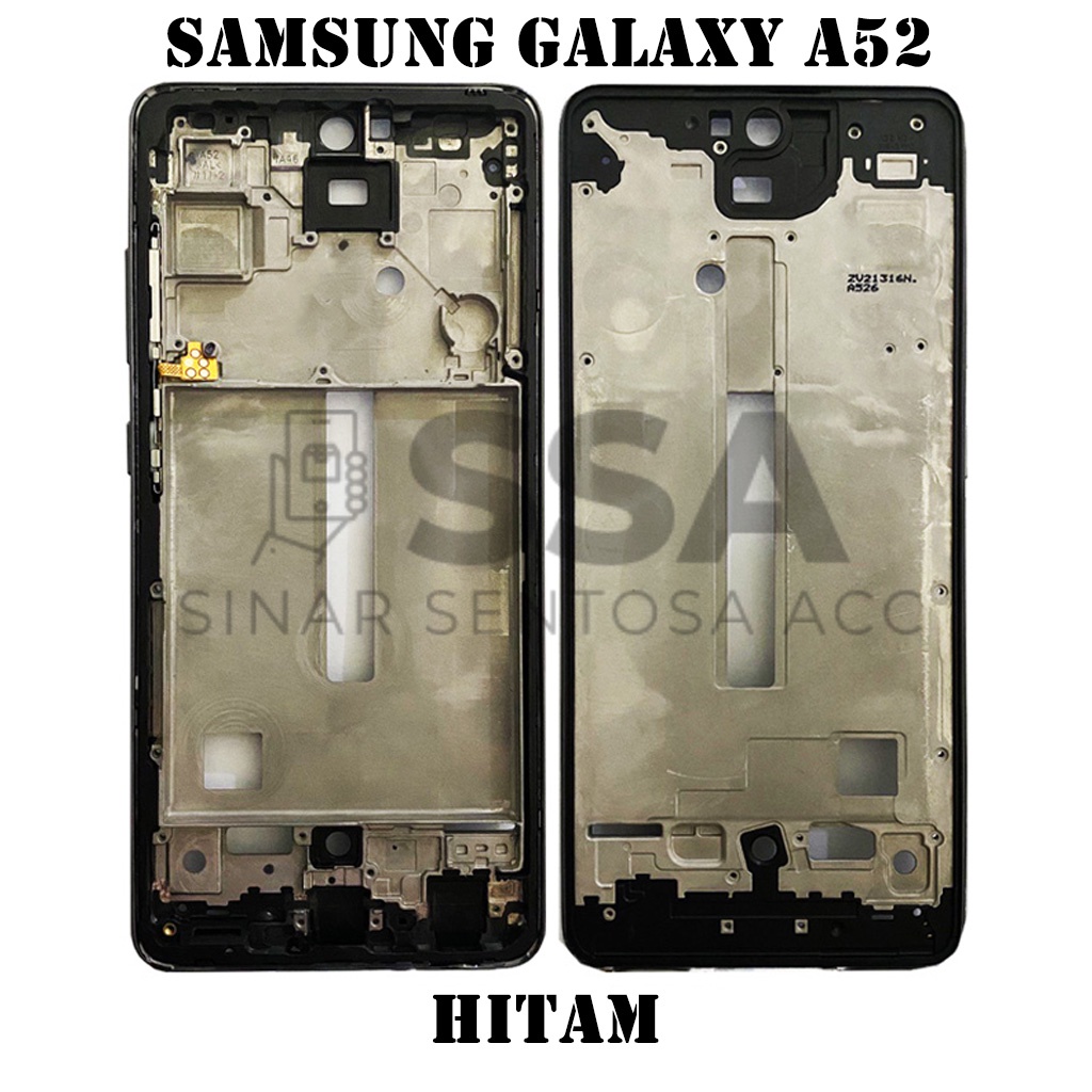 Tulang Tengah Middle Frame LCD Samsung Galaxy A52 Original 100% Tulang Casing Bezel Bezzel Bazel Handphone HP Ori Original Awet Murah A 52