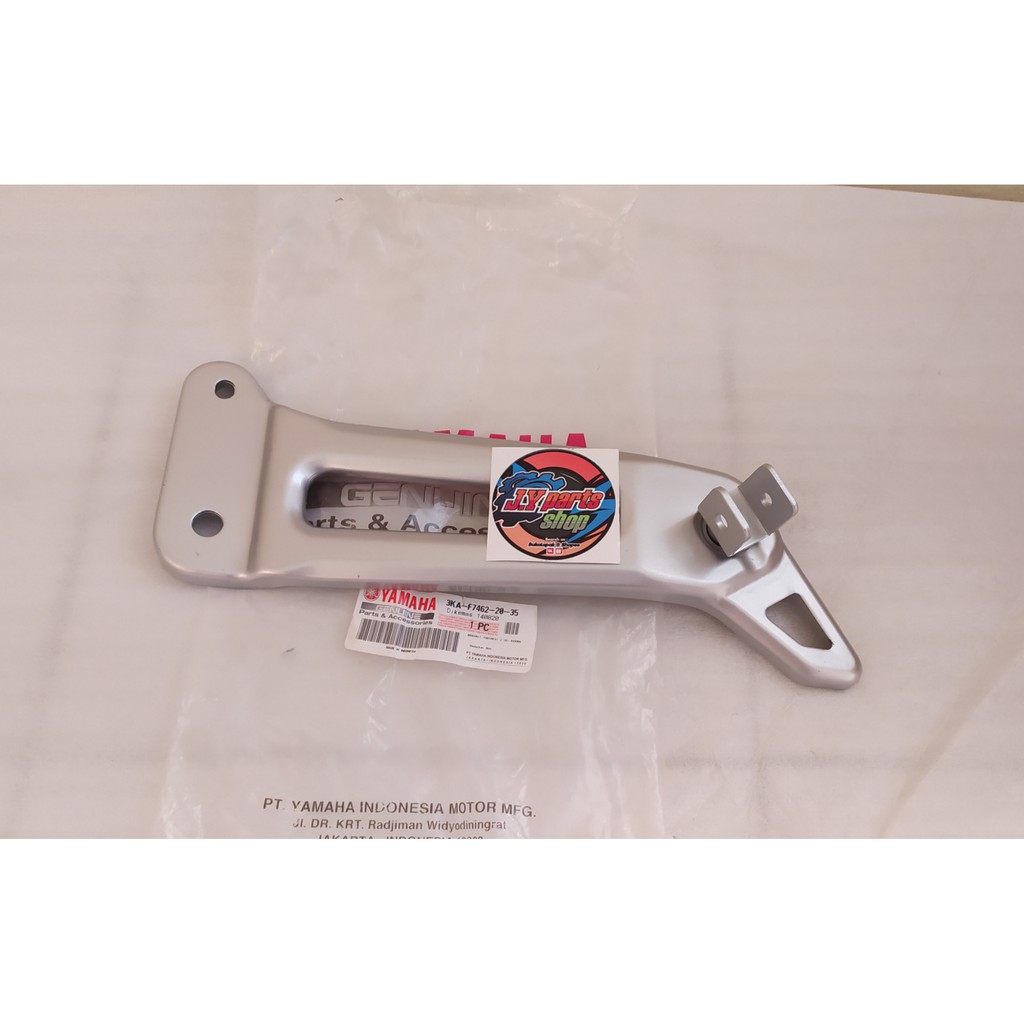 besi bracket dudukan footstep foot step belakang kanan SILVER rxking rx king new ori 3KA-F7462-20-35