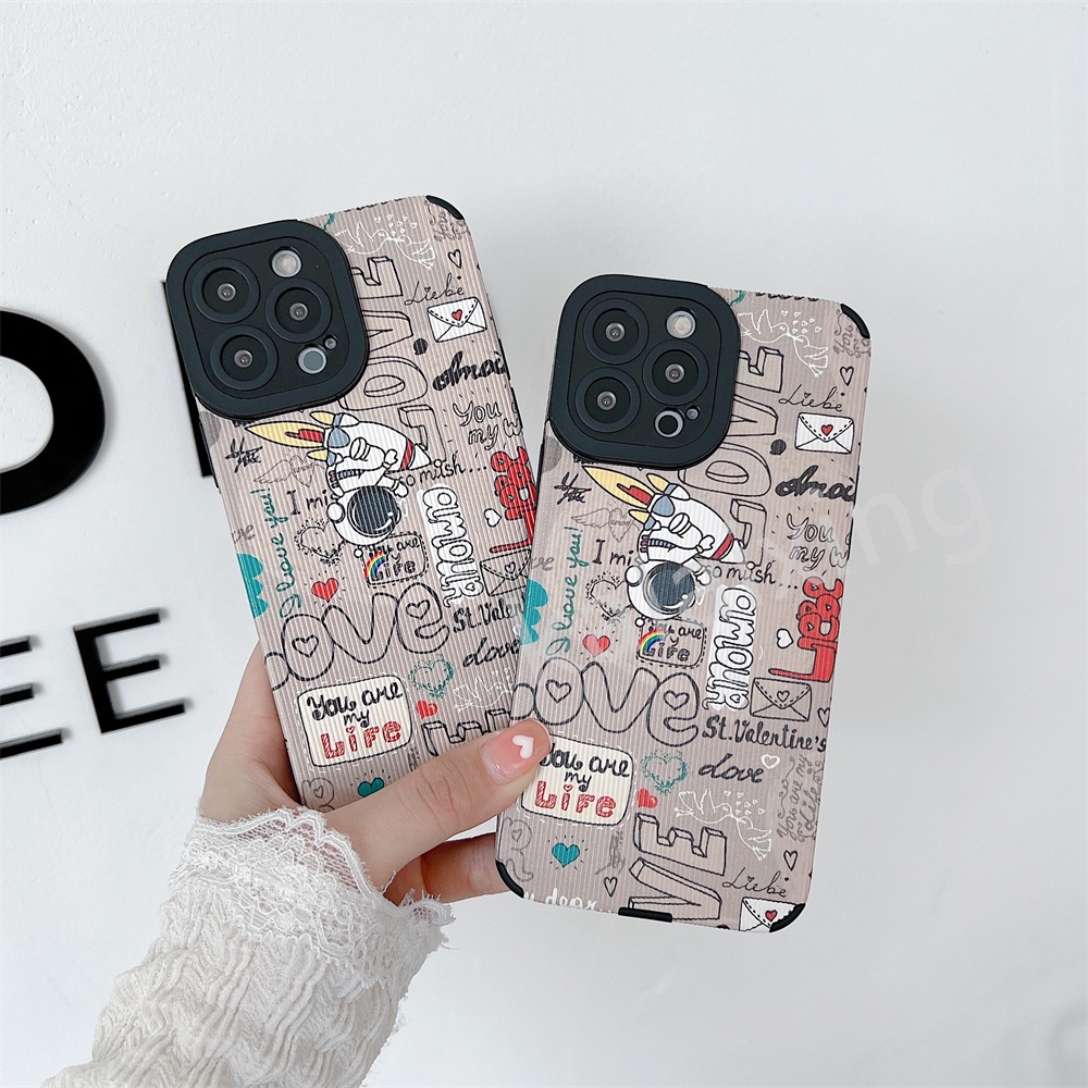 Case Motif Kartun Untuk iPhone 13 Pro Max 12Pro 11 XS Max XR XS X