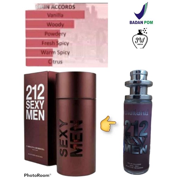 Parfum 212 Vip men Parfum Pria tahan lama Parfum Thailand 30ml Parfum 212 Sexy men