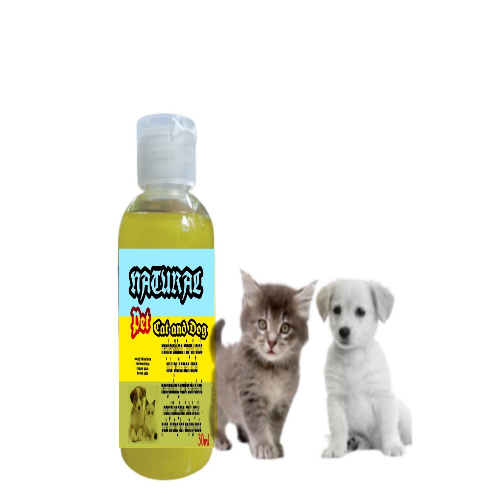 SHAMPOO GROOMING ANTI BAKTERI KUTU KUCING ANJING NATURAL 30ml ANEKA AROMA