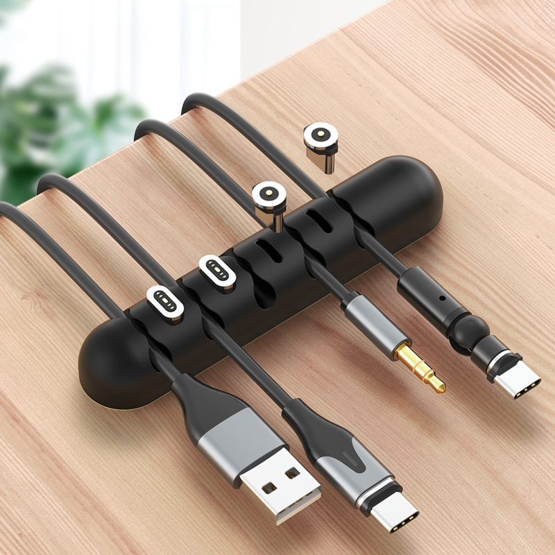 Btsg Cable Organizer Winder Desktop Tidy Wire Cord Holder Jalur Data Manajer